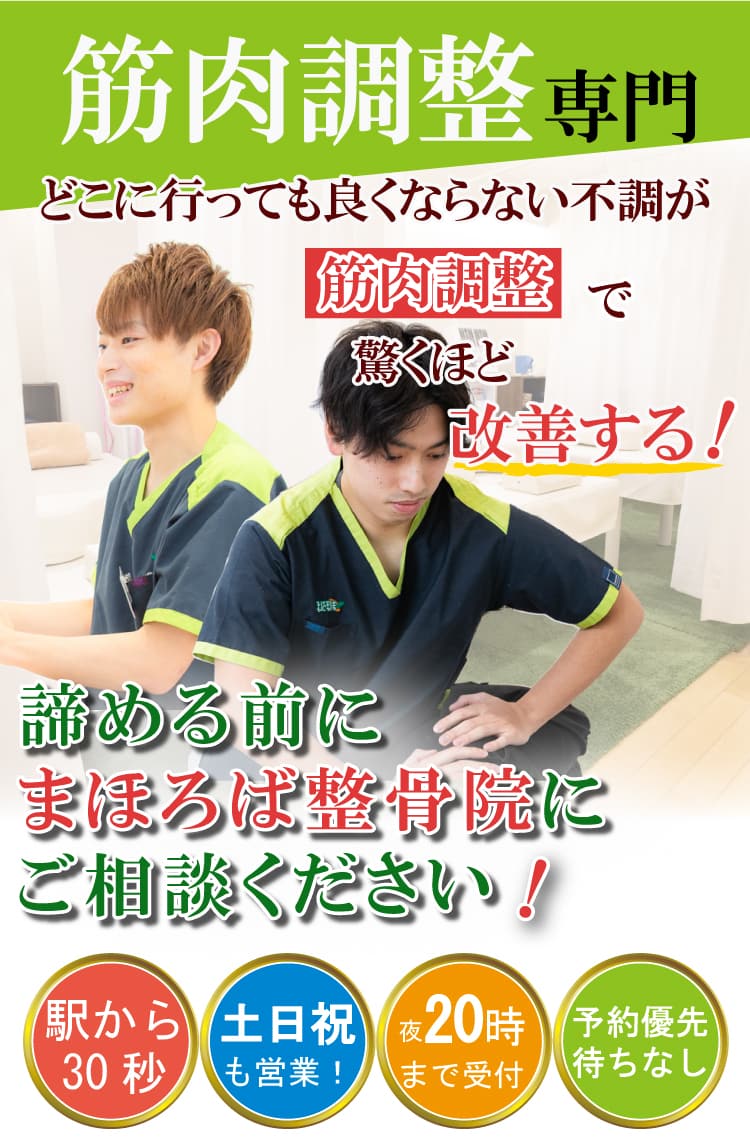 筋肉調整専門