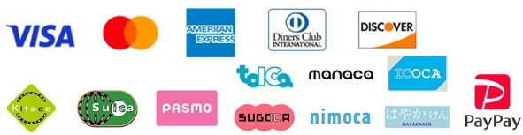 各種キャッシュレス決済ロゴ
