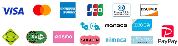 各種キャッシュレス決済ロゴ