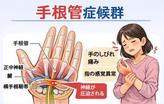 手根管症候群とは？